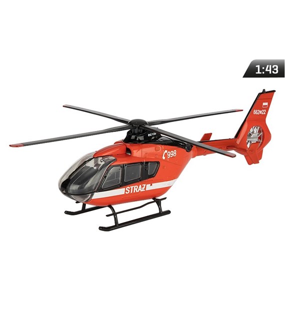 Model 1:43, EC-135 Guard Helicopter, red