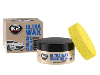 ULTRA WAX Hard carnauba wax with sponge, 250 g