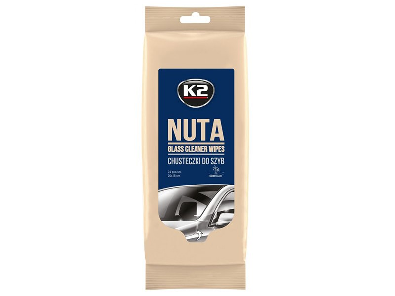 NUTA Wipes for cleaning glass, mirrors and screens, 25 pcs