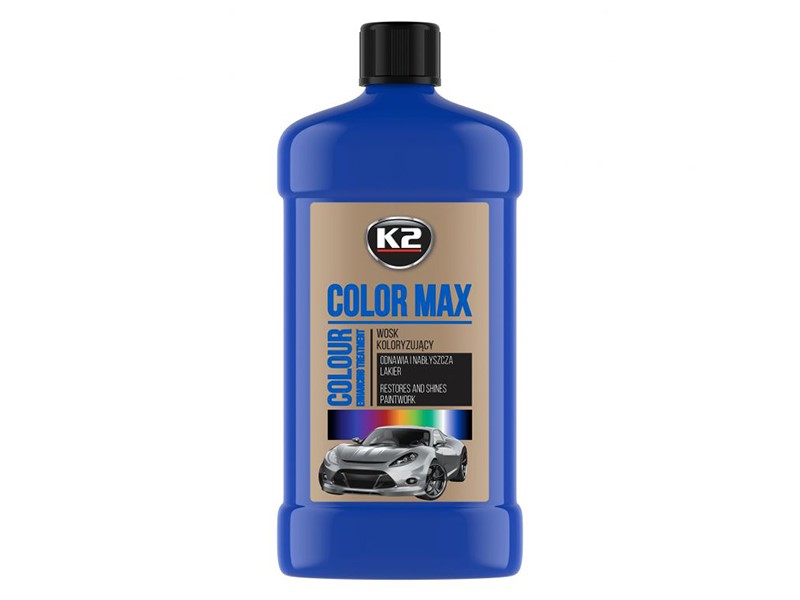 COLOR MAX Koloryzujący wosk nabłyszczający, 500 ml, niebieski