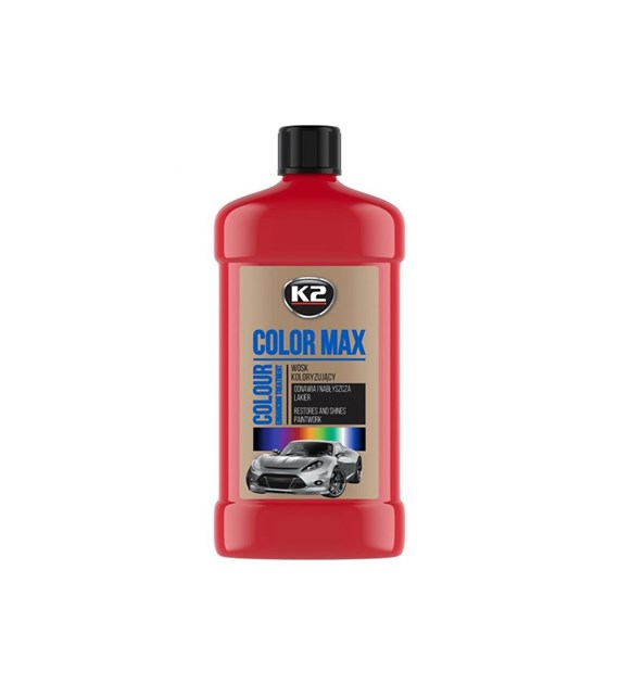 COLOR MAX Koloryzujący wosk nabłyszczający, 500 ml, czerwony