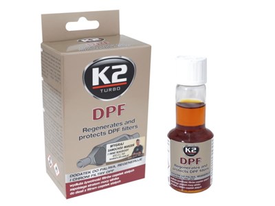 DPF - Additif carburant K2 pour régénérer et protéger les filtres à particules, 50 ml