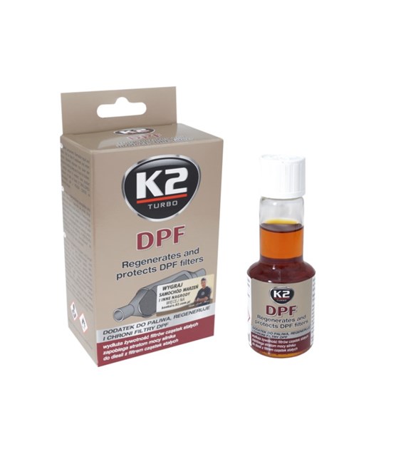 DPF - K2 fuel additive to regenerate and protect particulate filters, 50 ml