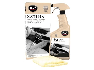 SATINA Dressing do kokpitu, Sunset Fresh, 770 ml + mikrowłókno