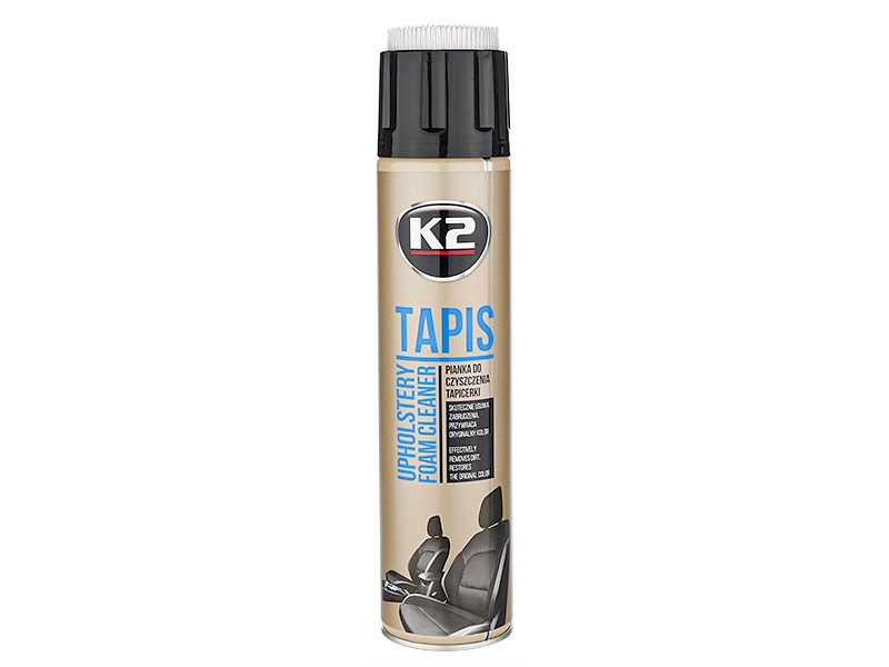 K2 TAPIS Upholstery cleaning foam + brush, 600 ml