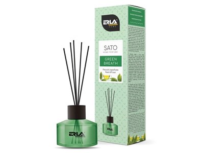 ERLA Sato Bâtonnets parfumés, Souffle Vert, 50ml