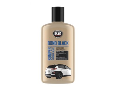 BONO BLACK Agent noir pour caoutchouc et plastique, 250 ml