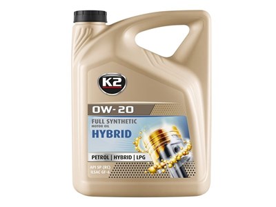 K2 0W-20 HYBRID Olej do silników hybrydowych, 5L