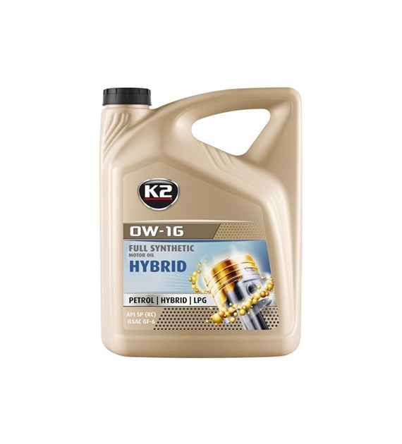 K2 0W-16 HYBRID Huile pour moteurs hybrides, 5L