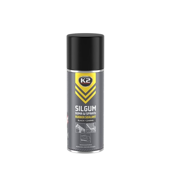 SILGUM Mastic flexible, noir, 400 ml