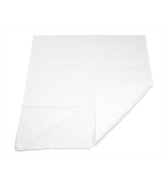 LEFA Microfibre pour nettoyage du cuir, blanche, 40 x 40 cm