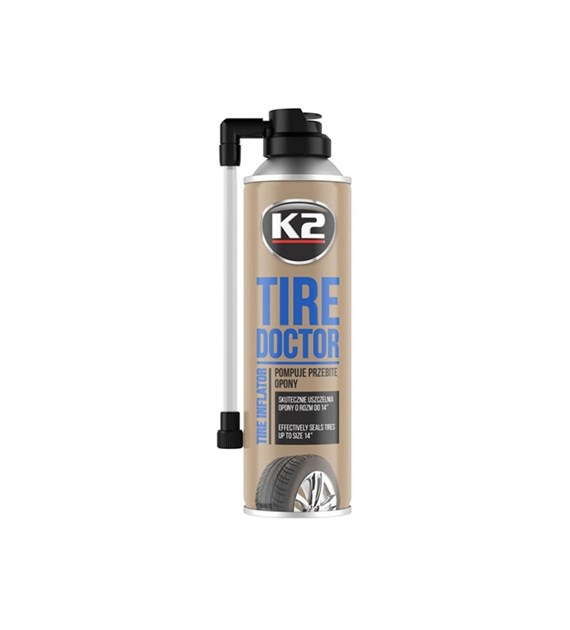 TIRE DOKTOR for inflating punctured tyres, 400 ml