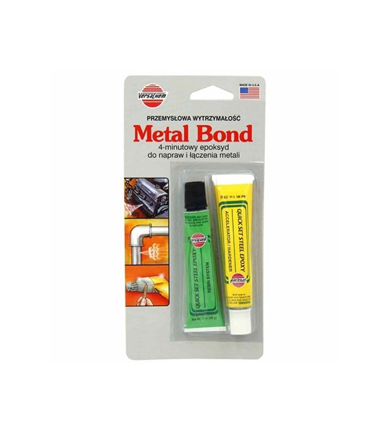 Metal Bond 4-Minuten-Epoxidharz für Metallreparatur und Verklebung, 28,4 g