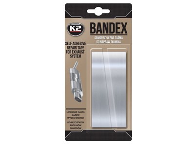BANDEX Bandage haute température pour silencieux haute température, 100 cm