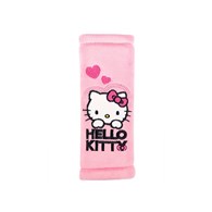 Nakładka na pas bezpieczeństwa 19x8cm, Hello Kitty, różowa