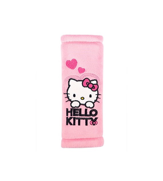 Seat belt cover , Hello Kitty, pink