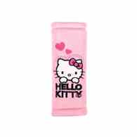 Nakładka na pas bezpieczeństwa 19x8cm, Hello Kitty, różowa
