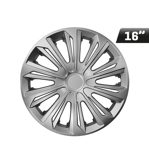 Wheel covers  STRONG silver 16  , 4 pcs 