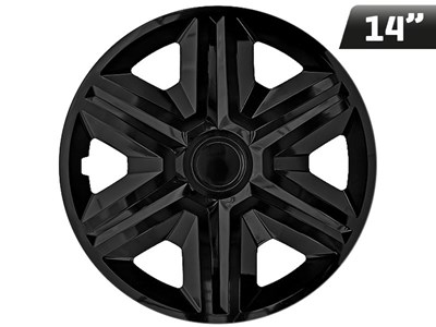 Wheel covers  ACTION black 14  , 4 pcs 