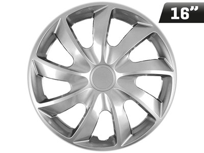 Wheel covers  QUAD silver 16  , 4 pcs 