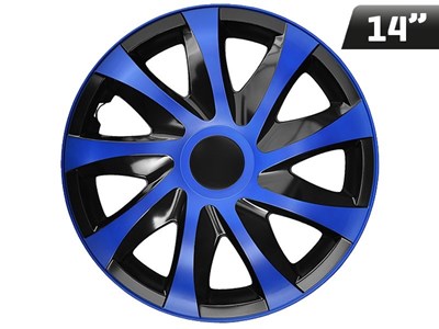 Wheel covers  DRACO CS blue - black 14  , 4 pcs 