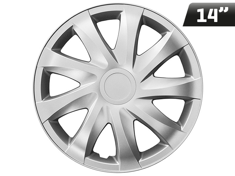 Wheel covers DRACO silver 14  , 4 pcs 