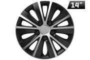 Radkappen Rapide silver / black 14 , 4 Stk.