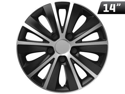 Radkappen Rapide silver / black 14 , 4 Stk.