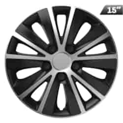Kołpaki Rapide silver / black 15 , 4 szt.
