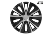 Hubcaps Rapide silver / black 16 , 4 pcs.