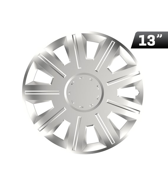 Wheel cover Victory silver 13``, 1 pc