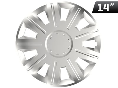Wheel cover Victory silver 14``, 1 pc