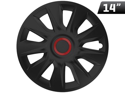 Wheel cover  Stratos RR black 14``, 1 pc