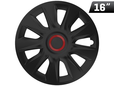 Wheel cover  Stratos RR black 16``, 1 pc