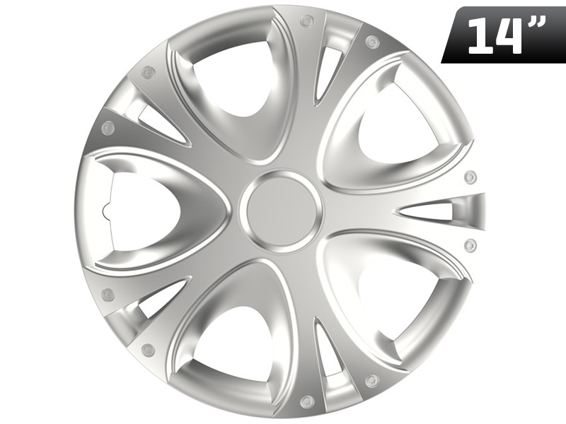 Wheel cover Dynamic silver 14``, 1 pc