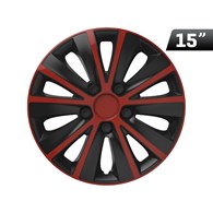 Wheel cover  Rapide red / black 15``, 1 pc