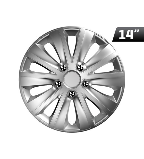 Wheel cover Rapide NC silver  14``, 1 pc