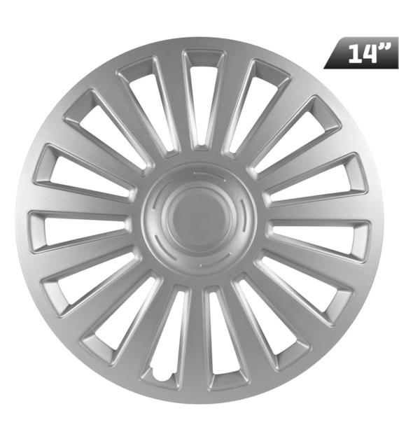Enjoliveurs Luxury silver 14 , 4 pcs.