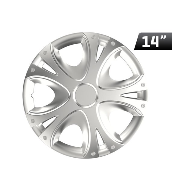 Enjoliveurs Dynamic silver 14 , 4 pcs.