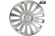Hubcaps Luxury silver 15 , 4 pcs.