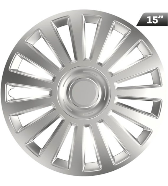 Kołpaki Luxury silver 15 , 4 szt.