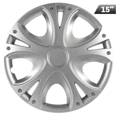 Enjoliveurs Dynamic silver 15 , 4 pcs.