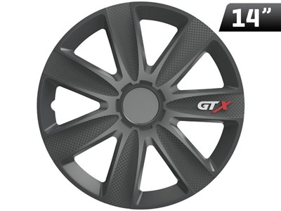 Radkappen GTX carbon graphite 14 , 4 Stk.