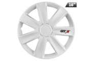 Hubcaps GTX carbon white 16 , 4 pcs.