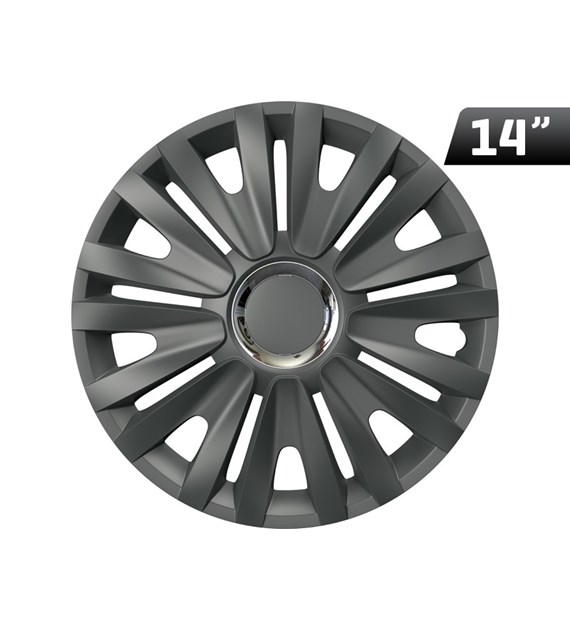 Wheel cover Royal RC graphite 14``, 1 pc