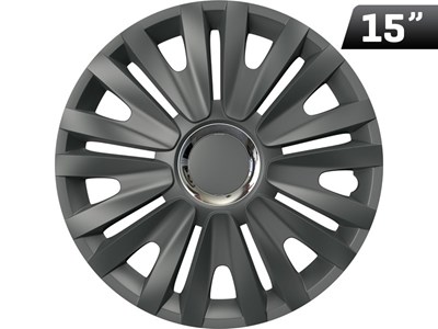 Wheel cover Royal RC graphite 15``, 1 pc