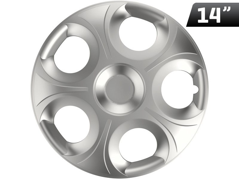 Wheel cover Matrix silver  14``,  1 pc