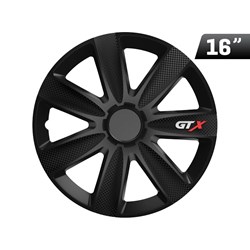 Wheel cover GTX carbon / black 16`` , 1 pc