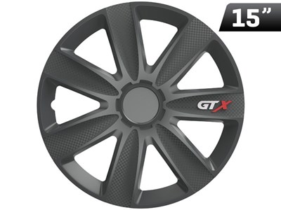 GTX Carbon / Graphit 15  Radkappe, 1 Stk 