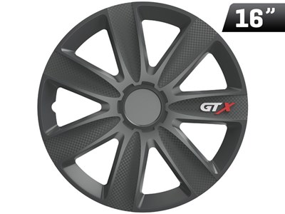 Wheel cover GTX carbon / graphite 16``, 1 pc